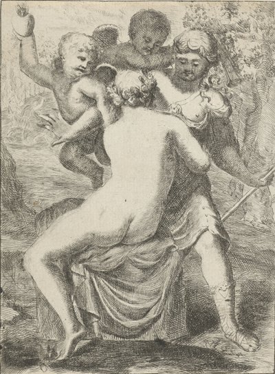 Júpiter seduz Calisto de Pieter van der Plas (II)