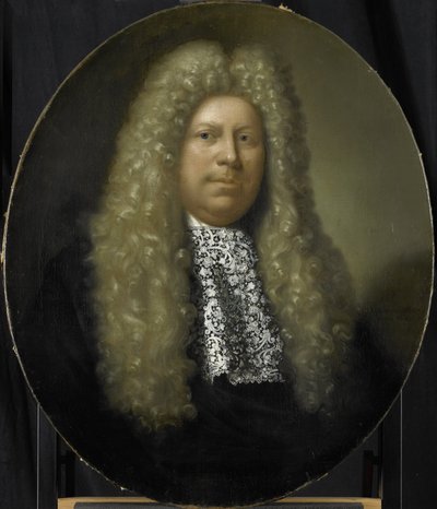 Retrato de Jacob Dane, Diretor da Câmara de Roterdã da Companhia Holandesa das Índias Orientais, eleito em 1689 de Pieter van der Werff
