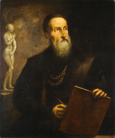 Autorretrato imaginário de Ticiano, provavelmente da década de 1650 (óleo sobre tela) de Pietro (1605-78) Della Vecchia
