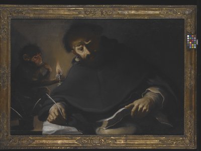 São Domingos e o Diabo (óleo sobre tela) de Pietro (1605 78) Della Vecchia