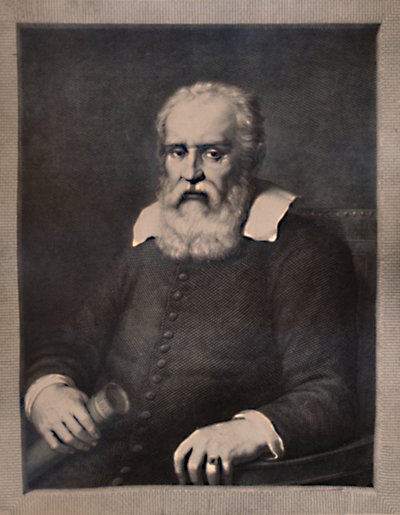 Galileo Galilei , cientista italiano, final do século 18 ou início do século 19 1894 de Pietro Antonio Leone Bettelini