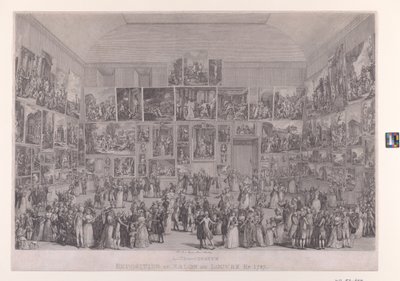 Exposição no Salon du Louvre em 1787 de Pietro Antonio Martini