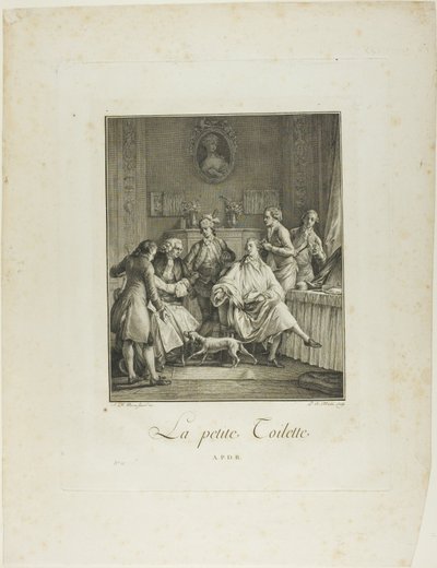 The Little Toilette, de Monument du Costume Physique et Morale de la fin du XVIIIe siècle de Pietro Antonio Martini