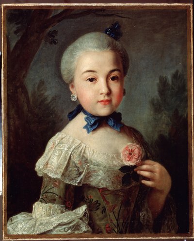 Retrato da Condessa Varvara Sheremetyeva, 1760 de Pietro Antonio Rotari