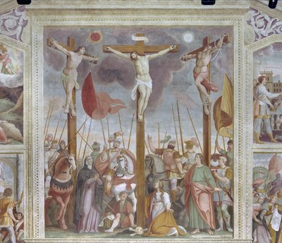 Crucificação (fresco) de Pietro Baschenis