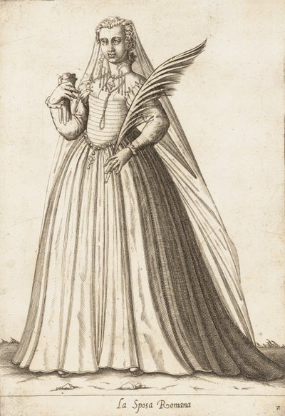 The Roman Bride, ca. 1580. de Pietro Bertelli.