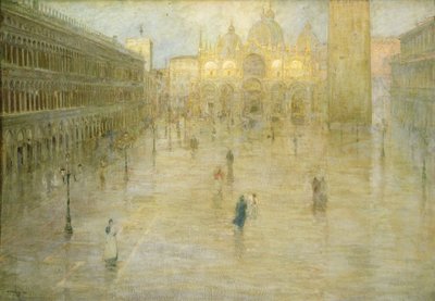 A Piazza San Marco Veneza de Pietro Fragiacomo