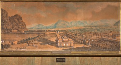 Vista da Villa Favorita e do Palácio Chinês de Pietro Junior Martorana