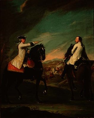 Guglielmo de Montfort e o seu Field Attendant de Pietro Longhi