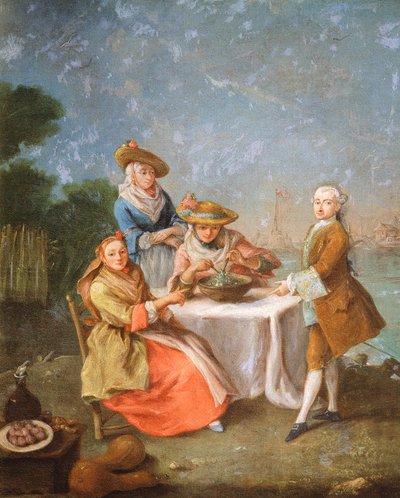 Nos jardins do estuário de Pietro Longhi
