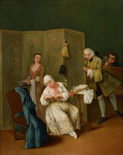 O cavalheiro indiscreto de Pietro Longhi