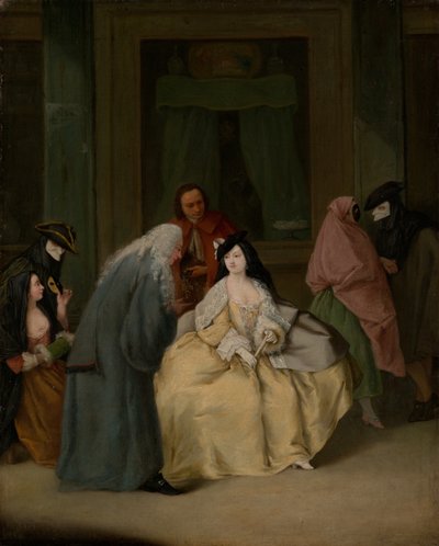 A Reunião, 1746. de Pietro Longhi