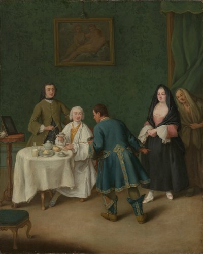 A Tentação, 1746. de Pietro Longhi