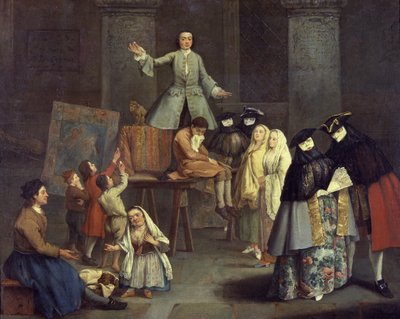 O puxador de dente de Pietro Longhi