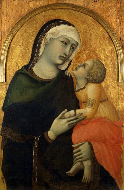 Pietro Lorenzetti - Madonna com criança - Google Art Project (27822073) de Pietro Lorenzetti