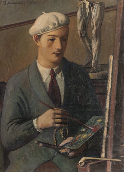 Retrato de um jovem pintor de 1932 de Pietro Marussig