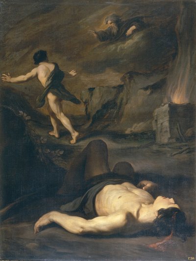 Caim é Abel de Pietro Novelli
