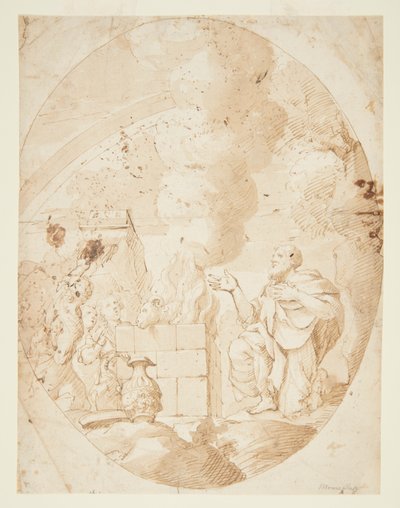 Sacrifício de Noé de Pietro Novelli