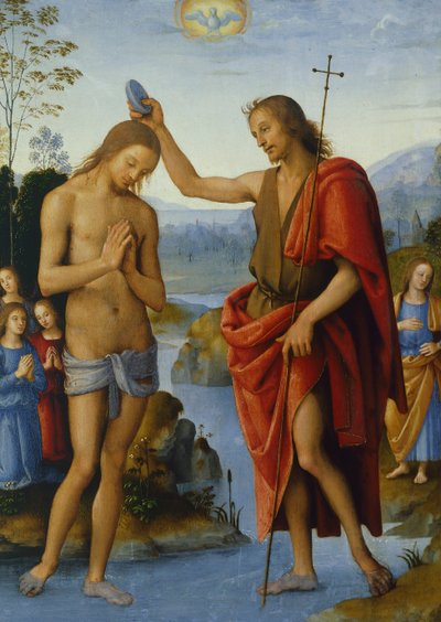 Batismo de Cristo, de Pietro Perugino (ca. 1450-1523) de Pietro Perugino