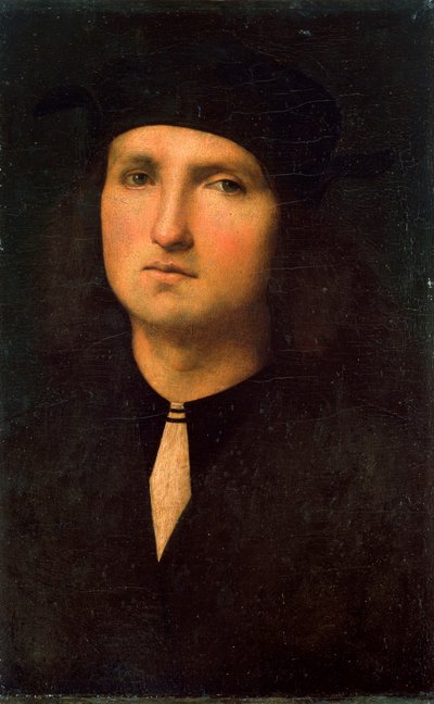 Retrato de um jovem, entre 1495 e 1500. de Pietro Perugino