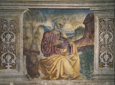 Saint Mark (Fresco de Pietro Perugino