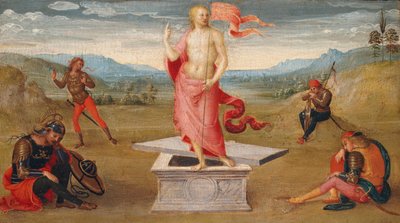 A ressurreição. de Pietro Perugino