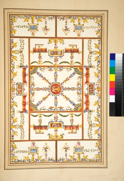 Do Palazzo di Tito encontrado no jardim dos sete quartos contíguos aos Banhos no Monte Esquilino de Pietro Santi Bartoli