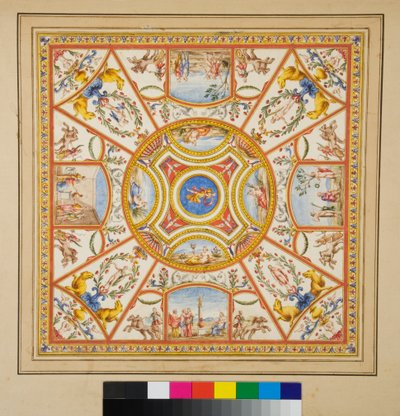 Abóbada do Palácio de Augusto de Pietro Santi Bartoli