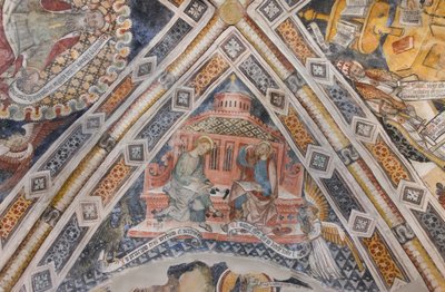 Os evangelistas São João e São Mateus de Pietro da (15th century) Saluzzo