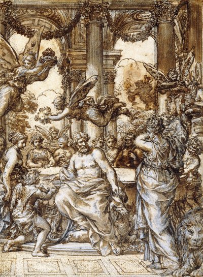 Cibele perante o Conselho dos Deuses, de Pietro da Cortona
