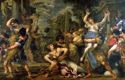 Estupro dos sabinos de Pietro da Cortona