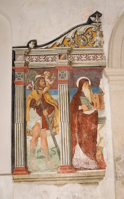 Igreja de São Pedro e Paulo, Valvasone, Friuli, Itália (fresco) de Pietro da Vicenza