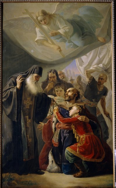 Adeus ao Grão-Príncipe Michael de Tver (Michael III, o Santo de Pimen Nikitich Orlov