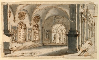 Design de palco, dentro de absides de Pio Panfili