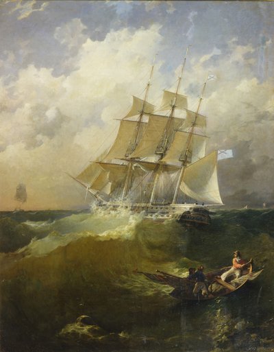 Fragata de 44 armas Aurora, 1844 de Platon Timofeyevich Borispolets