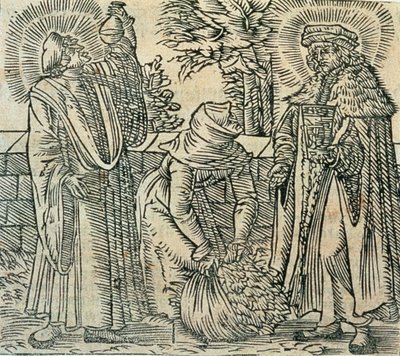 Coletando Ervas para Medicina, 1534 de Polish School