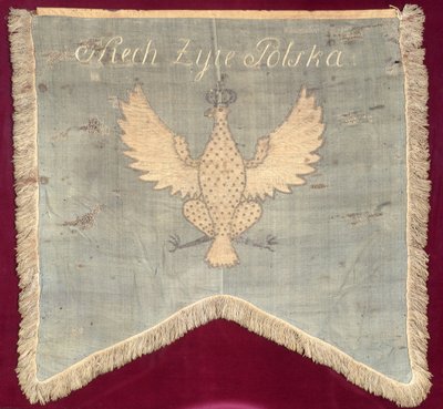 Galhardete da época do Tadeusz Kosciuszko (1746-1817) Revolta em 1794 (lã) de Polish School