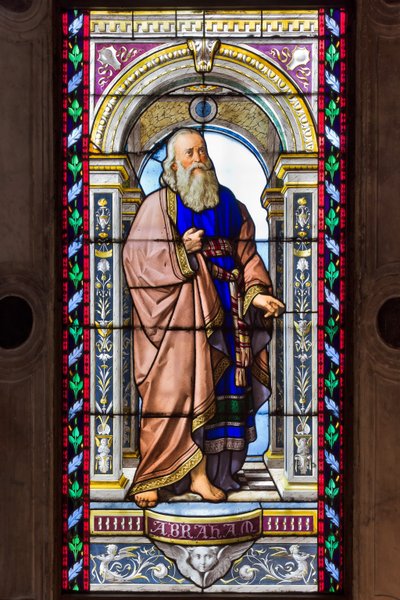Génova, Duomo (Catedral de São Lourenço), a Capela de São João Baptista: vitrais de Pompeo Bertini de Pompeo Bertini