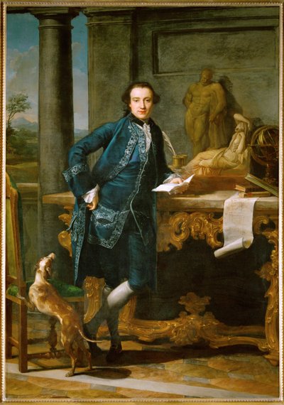 Charles John Crowle, um cavalheiro que veio a Itália na sua "Grand Tour" ... de Pompeo Girolamo Batoni