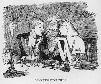 Peça de conversação (litho) de Pont