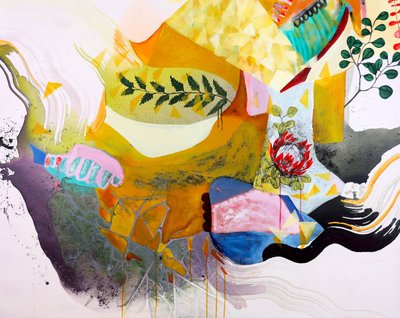 Natureza abstrata e colorida de Poonam Choudhary