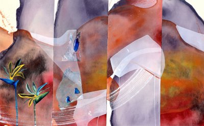 Flores abstratas tropicais de Poonam Choudhary