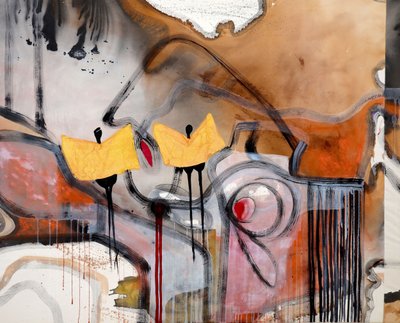 Formas abstratas vibrantes de Poonam Choudhary