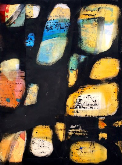 Blocos de cores vibrantes de Poonam Choudhary