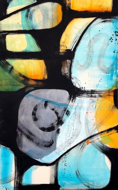 Formas orgânicas vibrantes de Poonam Choudhary