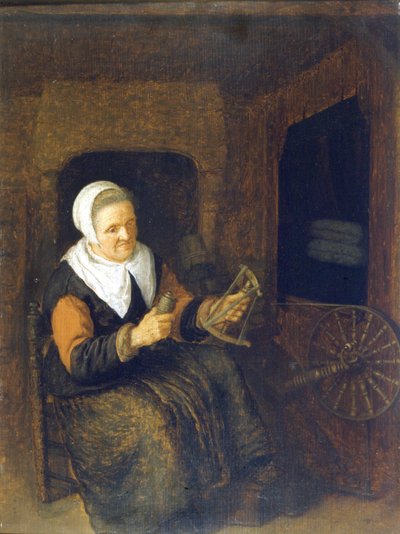 Uma Mulher Que Voa. Pintura de De Pope de Pope De
