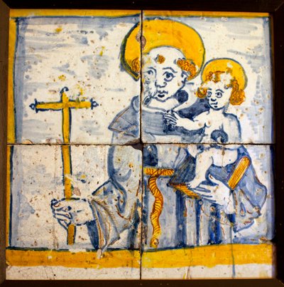 Santo Antônio de Lisboa (Santo Antônio de Lisboa, cerâmica vidrada de Portuguese School