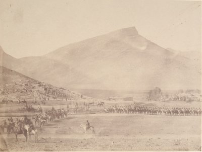 [Partida para a caça Tumba de Khan de Khiva], 1840s-60s. de Possibly by Luigi Pesce.