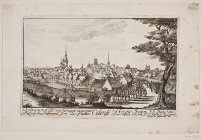 Entrada de Frederick V em Odense de Poul Isac Grønvold