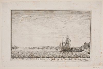 Desembarque de Frederik V em Nyborg de Poul Isac Grønvold